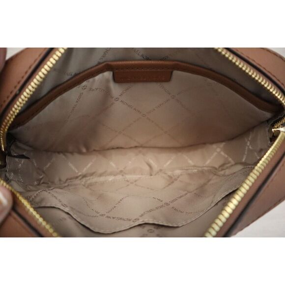 Michael Kors Jet Set 35S1GTTC7L Large Brown Saffiano Leather Crossbody Bag - Picture 6 of 16